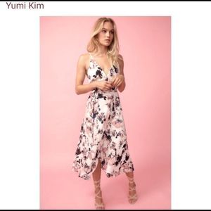Yumi Kim city light midi wrap dress French Masion